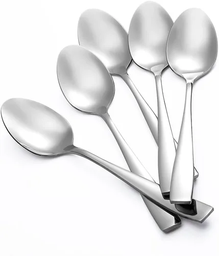 Miniatura 2 de Eslite Cucharas grandes de acero inoxidable de 12 piezas, 8 pulgadas