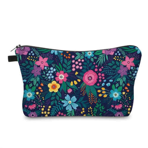 Miniatura 4 de FITINI Bolsa de maquillaje de aguacate de viaje, pequeña bolsa organizadora de cosméticos portátil para mujeres y niñas, con cremallera