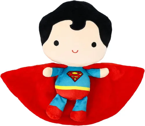 Kids Preferred DC Comics Superman - Animal de peluche suave y abrazable para niños pequeños y niñas, regalo para niños, hombre de acero, 11.5