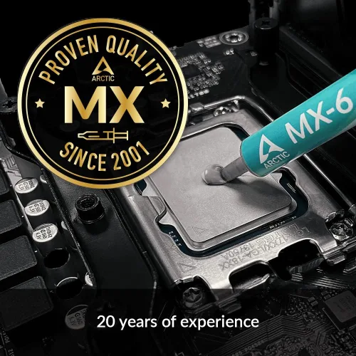 Miniatura 9 de ARCTIC MX-6 (4 g, incl. 6 MX Cleaner) - Pasta Térmica de Rendimiento Ultimate para CPU, Consolas, Tarjetas Gráficas, Laptops, Muy Alta Conductividad