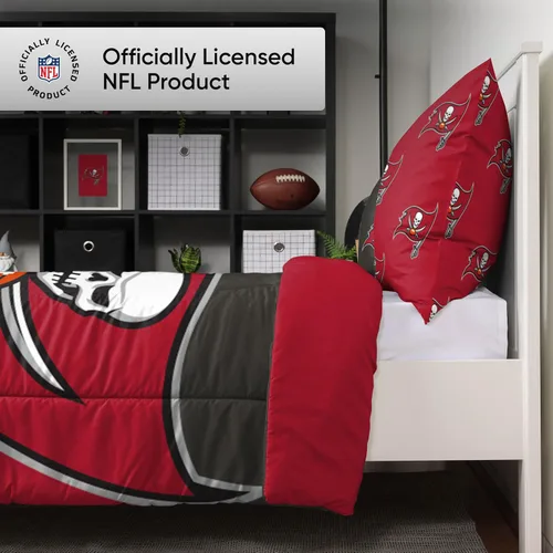 Miniatura 2 de FOCO Unisex-Adult NFL Team Logo Bed in a Bag Comforter Bedding 3-Piece Set