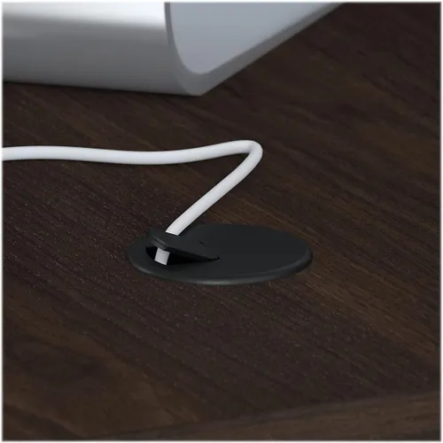 Miniatura 5 de Escritorio de oficina Bush Business Furniture Studio C 60W x 30D en nogal negro, mesa de computadora para espacio de trabajo doméstico o profesional