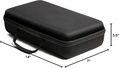 Miniatura 6 de Caja de almacenamiento de 10 ranuras para relojes, bolsa de viaje para relojes dura con almohada suave, organizador de exhibición de relojes, apto