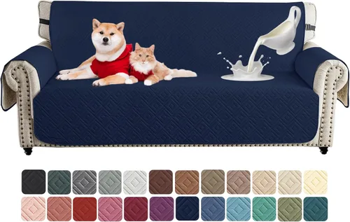 Miniatura 48 de XINEAGE Funda 100% impermeable para silla y sofá para mascotas, funda antideslizante para sofá, fundas lavables para silla, protector de muebles