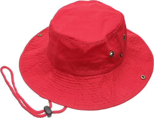 Miniatura 12 de Sombrero de cubeta para verano, para exteriores, para pescar, de safari, de caza, con correa ajustable