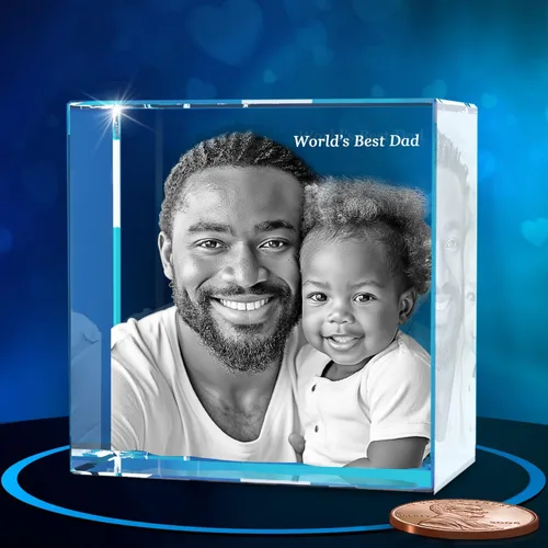 Miniatura 2 de ArtPix 3D Foto de Cristal, Regalos Personalizados de Navidad para Mujeres, Esposa, Ella, Él, Hombres, Esposo, Abuela, Gran Regalo Personalizado