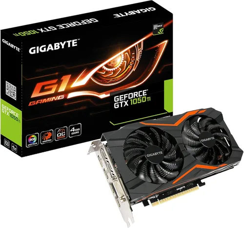 Miniatura 11 de Tarjeta gráfica Gigabyte Geforce GTX 1050 Ti Windforce (GV-N105TWF2OC-4GD)