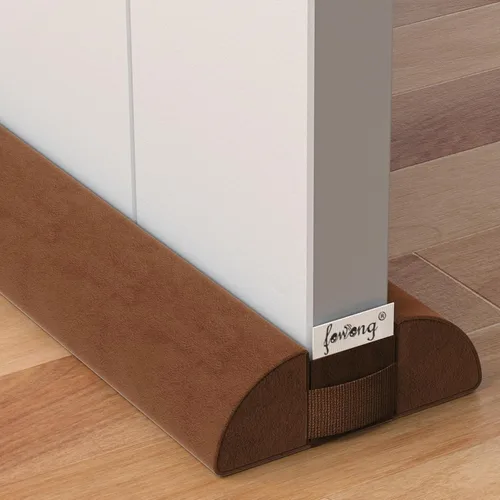 Fowong Tope para Puerta de 36 Pulgadas con Insonorización; Topes para Corriente de Aire Sellados para Puertas Interiores y Exteriores, Bloqueador