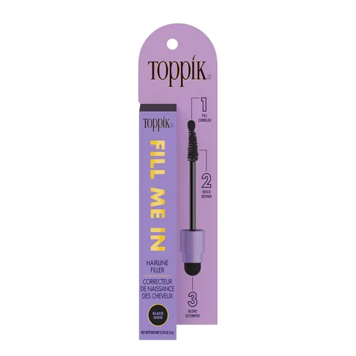 Miniatura 15 de Toppik Fill Me In - Relleno de línea capilar para retoque de raíces de color de cabello, varita de fibras para el cabello, relleno en línea capilar