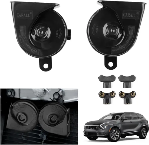 Miniatura 10 de Autorder Kit de bocina de coche para Honda CRV CR-V 2017-2026, accesorios de 12 V, bocina de caracol impermeable, tono alto y bajo, reemplazo