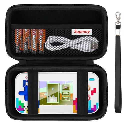 Miniatura 15 de Supmay Funda de viaje rígida para consola de juegos de mano My Arcade Galaga Pocket Player, sistema de videojuegos portátil, funda de protección