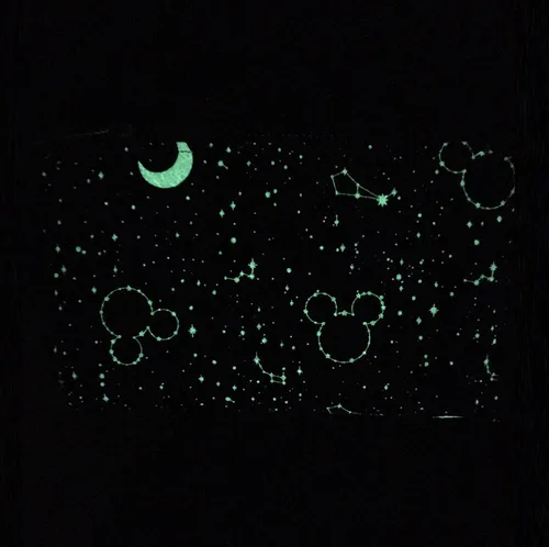 Miniatura 2 de Loungefly Disney Mickey Constellation - Cartera con solapa que brilla en la oscuridad