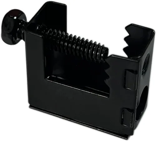 Miniatura 3 de Paquete de 100 abrazaderas de viga, ganchos de abrazadera atornillados de acero negro de 1/4 "-20 utilizados en combinación con gancho en J