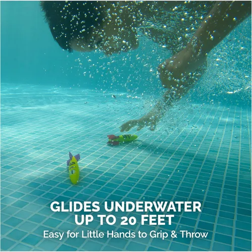 Miniatura 3 de SwimWays Toypedo Bandits - Juguetes de buceo en piscina, paquete de 4 2-Toypedo - Juguetes de buceo (4 unidades)