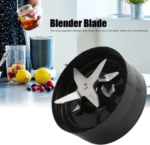 Miniatura 5 de Extractor Cruz Blade ABS Acero Inoxidable Blender Blade Reemplazo Fácil de Instalar Ajuste Para 1000W Juicer Blender Piezas Accesorios