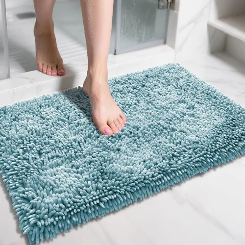 Miniatura 121 de Yimobra - Alfombra grande para baño antideslizante de 36x24 pulgadas, extra gruesa y suave, absorbente de felpilla, alfombras de baño lavables a