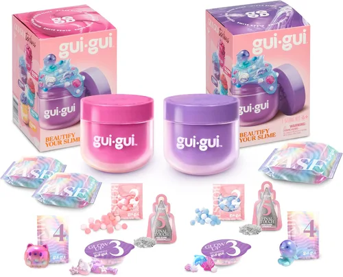 Miniatura 12 de Kit de Slime Gui Gui - Paquete de 2 Slimes Perfumados, Mantequilla y Nube, Proceso de Bricolaje de 5 Pasos para Personalizar tu Ultimate Slime