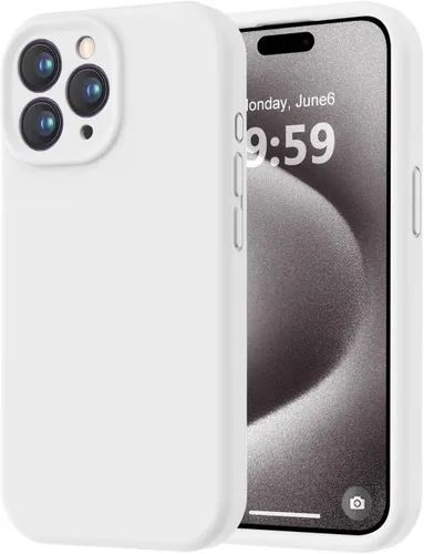 Miniatura 22 de LOVE 3000 Compatible con Funda para iPhone 15, [Cámara de Cobertura Completa de Silicona Suave] [Protección contra Caídas de 8 pies], Forro de Negro