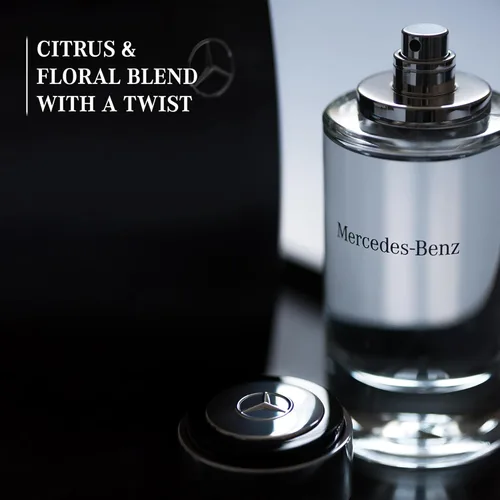 Miniatura 3 de Mercedes Benz para hombres – Colonia de larga duración para hombres – Notas de bergamota, limón y cedro – Eau de Toilette de uso diario en botella