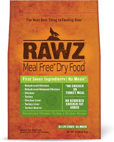 Miniatura 8 de Rawz Alimento seco para perros sin comidas (3.5 libras, pollo, salmón y pescado blanco)