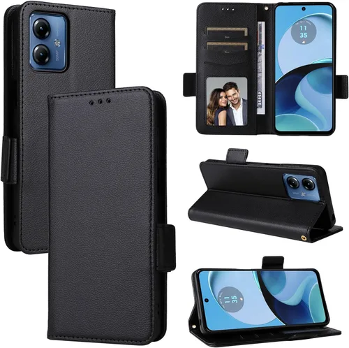 Miniatura 82 de Funda de piel sintética compatible con Motorola Moto E22 4G, funda de piel sintética compatible con Motorola Moto E22i 4G, color negro