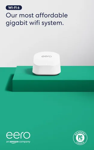 Miniatura 8 de Router wifi de malla Amazon eero 6+ con 1 mes gratis de eero Plus (se renueva automáticamente). Cobertura de hasta 1500 pies², conecta más de 75