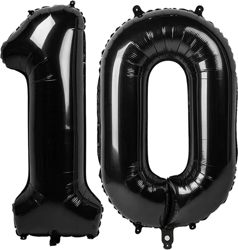 Miniatura 393 de Globo de cumpleaños número 4 dorado de 40 pulgadas, globos gigantes del número cuatro 14 24 34 40 44 2024, globos grandes de lámina de mylar para Oro