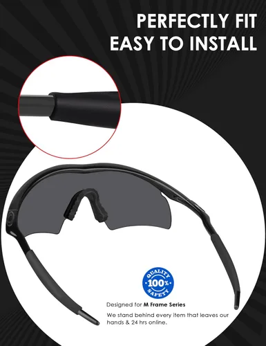 Miniatura 2 de BLAZERBUCK Auriculares de repuesto para gafas de sol Oakley M Frame Series