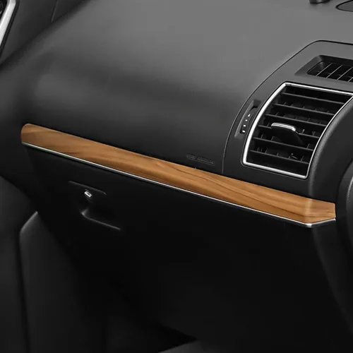 Miniatura 4 de Reposabrazos de manija de puerta con textura de madera para Toyota Land Cruiser Prado 150, panel de elevación de ventana Lc150 2010-2022, accesorios