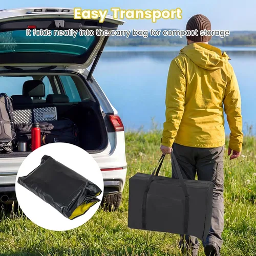Miniatura 5 de S AFSTAR Kayak inflable, canoa para 2 personas con capacidad de 507 libras, suelo de puntadas, todos los accesorios y bolsa de transporte, kayak