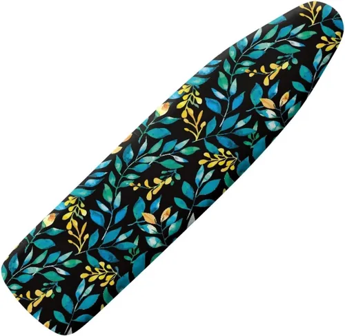 Miniatura 33 de Funda para tabla de planchar con estampado de rosas vintage con gancho y bucle, sujetadores ajustables, fundas protectoras para tabla de planchar