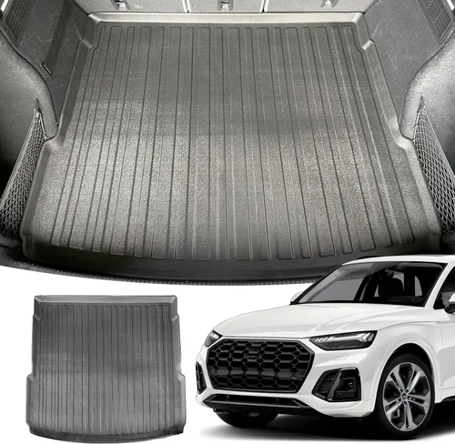 Forro de carga prémium para Audi Q5 Premium 2018-2026 – 100% de protección, alfombrilla de maletero de automóvil de ajuste personalizado,