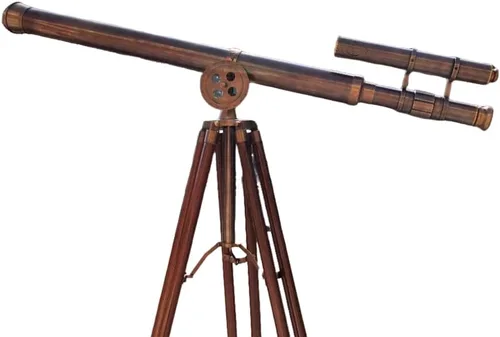 Miniatura 4 de NauticalMart Telescopio Griffith Astro de latón antiguo de pie de 64 pulgadas vintage