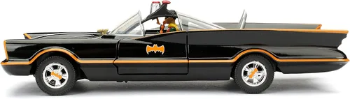Miniatura 5 de Jada Toys DC Comics Batman Classic TV Series Batmobile - Kit de modelo de coche DIE-CAST, 1: vehículo a escala de 24 y figura de metal coleccionable