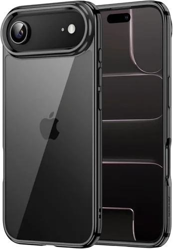 Miniatura 17 de JETech - Funda para iPhone 17 Pro de 16 cm, cubierta a prueba de golpes sin amarillamiento, parte trasera transparente antiarañazos (transparente)