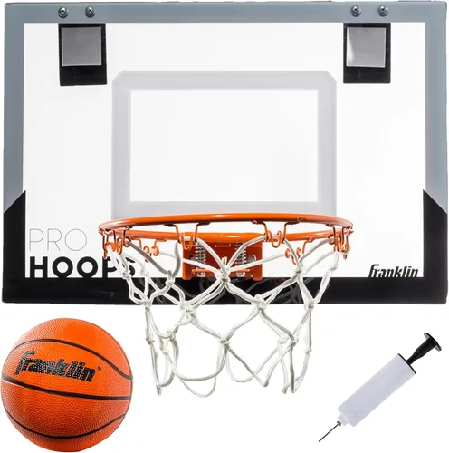 Miniatura 10 de Franklin Sports Mini Aros de Baloncesto - Mini Aro Interior Sobre la Puerta + Juegos de Baloncesto - Accesorio Perfecto para Dormitorio + Oficina