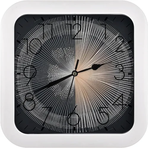 Miniatura 12 de 10" Square Modern Wall Clock,African Mud Cloth Tribal Print Kitchen Clocks Wall Battery Operated,Silent Non Ticking Unique Funny Cute Wall Clock for