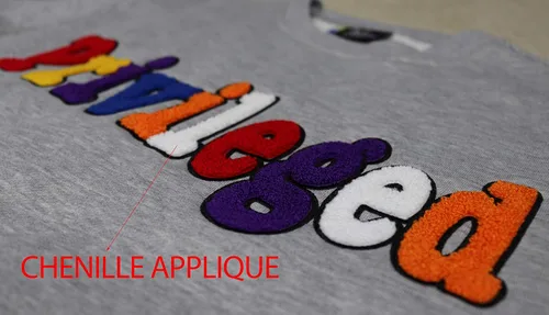 Miniatura 25 de SCREENSHOT APPLIQUE F11966 Premium Fleece Streetwear Chenille EMB Crew Neck Sweatshirt - Classic Fit