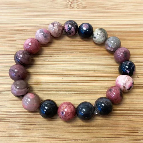 Miniatura 359 de Gem Avenue Handmade Round Bead Stretch Bracelet Unisex Natural Stone Beaded Jewelry for Men & Women, Elastic Wristband for Daily Wear