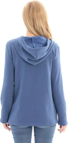 Miniatura 32 de Bearsland - Sudadera de lactancia y maternidad para mujer, con bolsillos y capucha