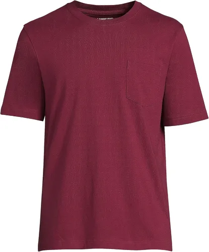 Miniatura 3 de Lands' End Camiseta de manga corta Super-T con bolsillo para hombre