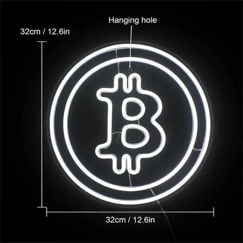 Miniatura 6 de Señales de luz de neón LED XBT Bar Restaurante Decoración Tienda de juegos Lámpara de neón interior Publicidad comercial Decoración de pared, blanco