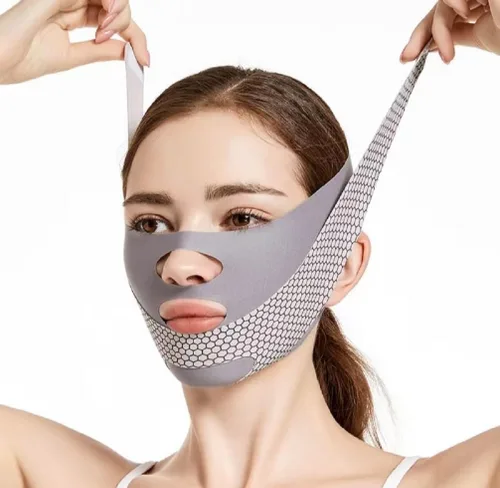 Miniatura 9 de Serena.H New Beauty - Máscara para dormir con forma de V, reutilizable en forma de V, máscara facial en forma de V, máscara de elevación de línea