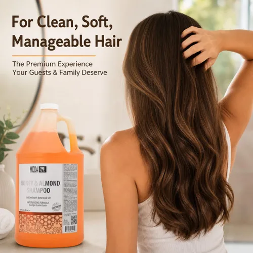 Miniatura 7 de MODA Champú hidratante para todo tipo de cabello, 128 onzas, profesional, limpia y acondiciona profundamente, fortalece, restaura y da brillo a tu