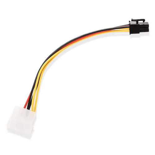 Miniatura 5 de 4 pines macho Molex a 6 pines hembra PCI-Express PCIE tarjeta de video convertidor de corriente adaptador de cables conectores para tarjetas