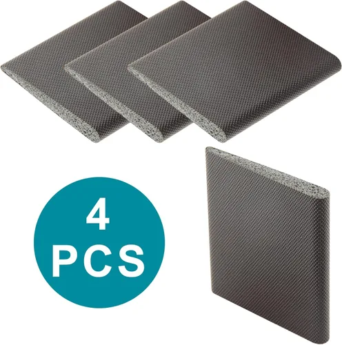 Miniatura 6 de 4 sellos de esquina de puerta, sello de marco de jamba de puerta exterior, tapones de cuña autoadhesivos, almohadillas de espuma para burlete