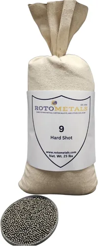 Roto Metals Lead Shot #9 - Disparo de plomo a granel para recargar pesos de lastre de disparo, trineo, buceo, tiro de plomo, peso de bola de plomo,