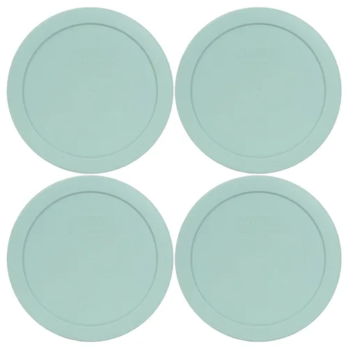Miniatura 43 de Pyrex 7201-PC 4 tazas azul tapa de repuesto para almacenamiento de alimentos (paquete de 4) - Fabricado en Estados Unidos Azul oscuro