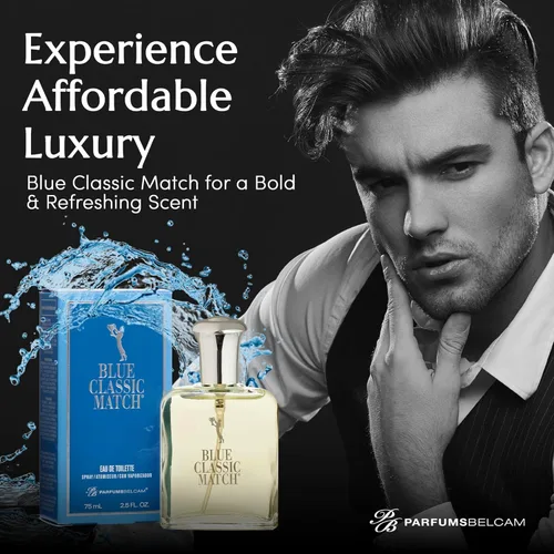 Miniatura 5 de PB ParfumsBelcam CM Deep Blue Eau de Toilette en espray para hombre, colonia de cítricos acuáticos frescos con bergamota, notas marinas y almizcle