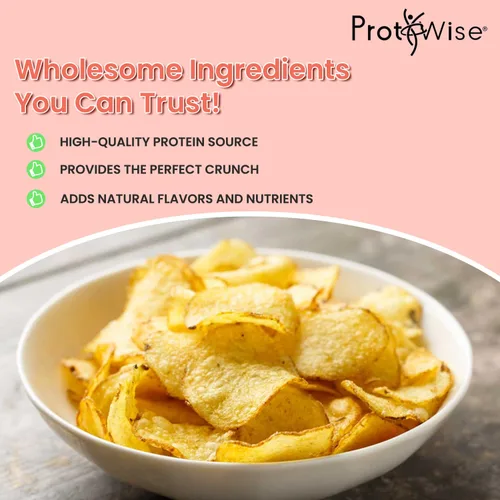 Miniatura 5 de ProtiWise Chips de proteína para barbacoa, 0.55 onzas de proteína, alta fibra, baja en carbohidratos, baja en calorías, aperitivo saludable sin